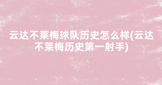 云达不莱梅球队历史怎么样(云达不莱梅历史第一射手)