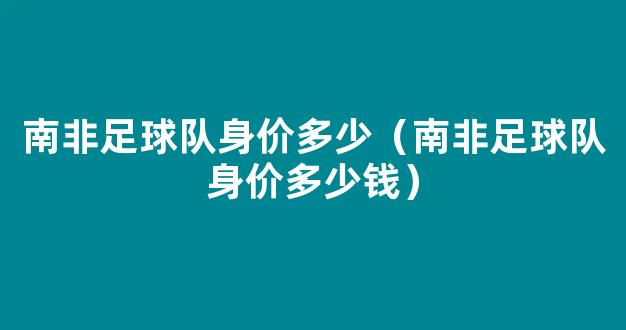 南非足球队身价多少（南非足球队身价多少钱）