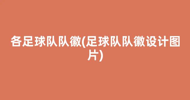 各足球队队徽(足球队队徽设计图片)