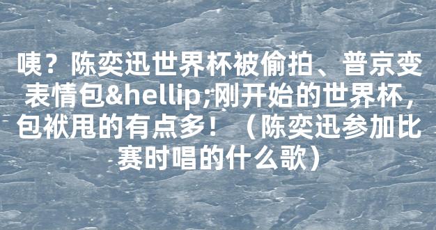 咦？陈奕迅世界杯被偷拍、普京变表情包…刚开始的世界杯，包袱甩的有点多！（陈奕迅参加比赛时唱的什么歌）