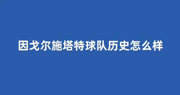 因戈尔施塔特球队历史怎么样