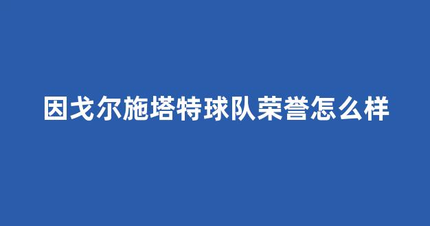 因戈尔施塔特球队荣誉怎么样