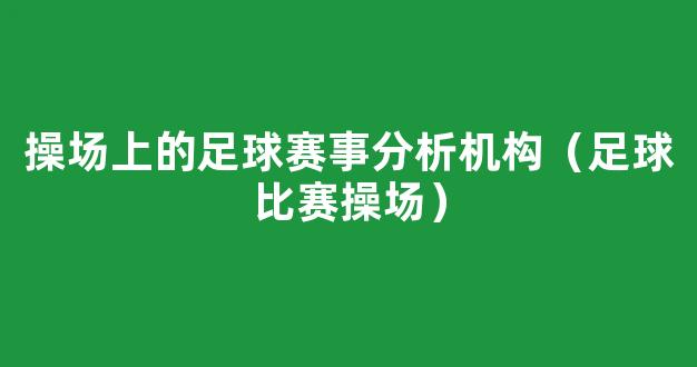 操场上的足球赛事分析机构（足球比赛操场）